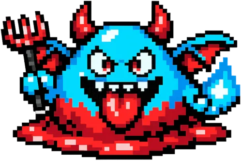 tiktokモンスターのイラスト